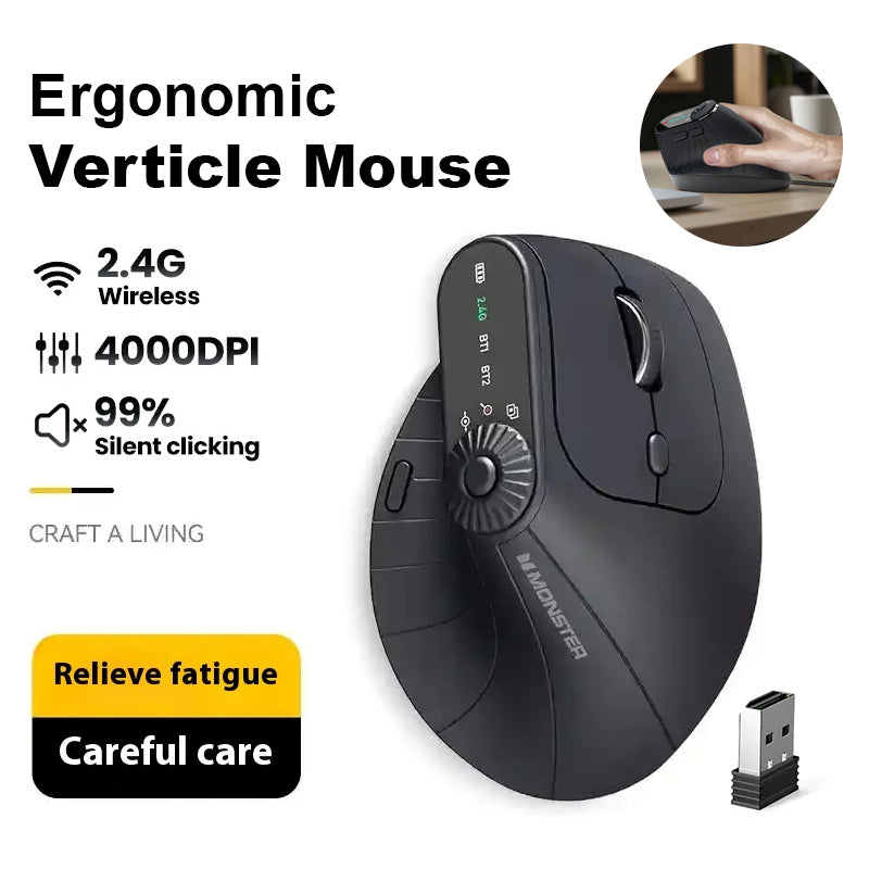 Smart Vertical Ergonomic Mouse